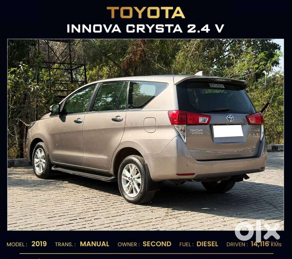 Toyota Innova Crysta 2.4 V 7 Str, 2019, Diesel