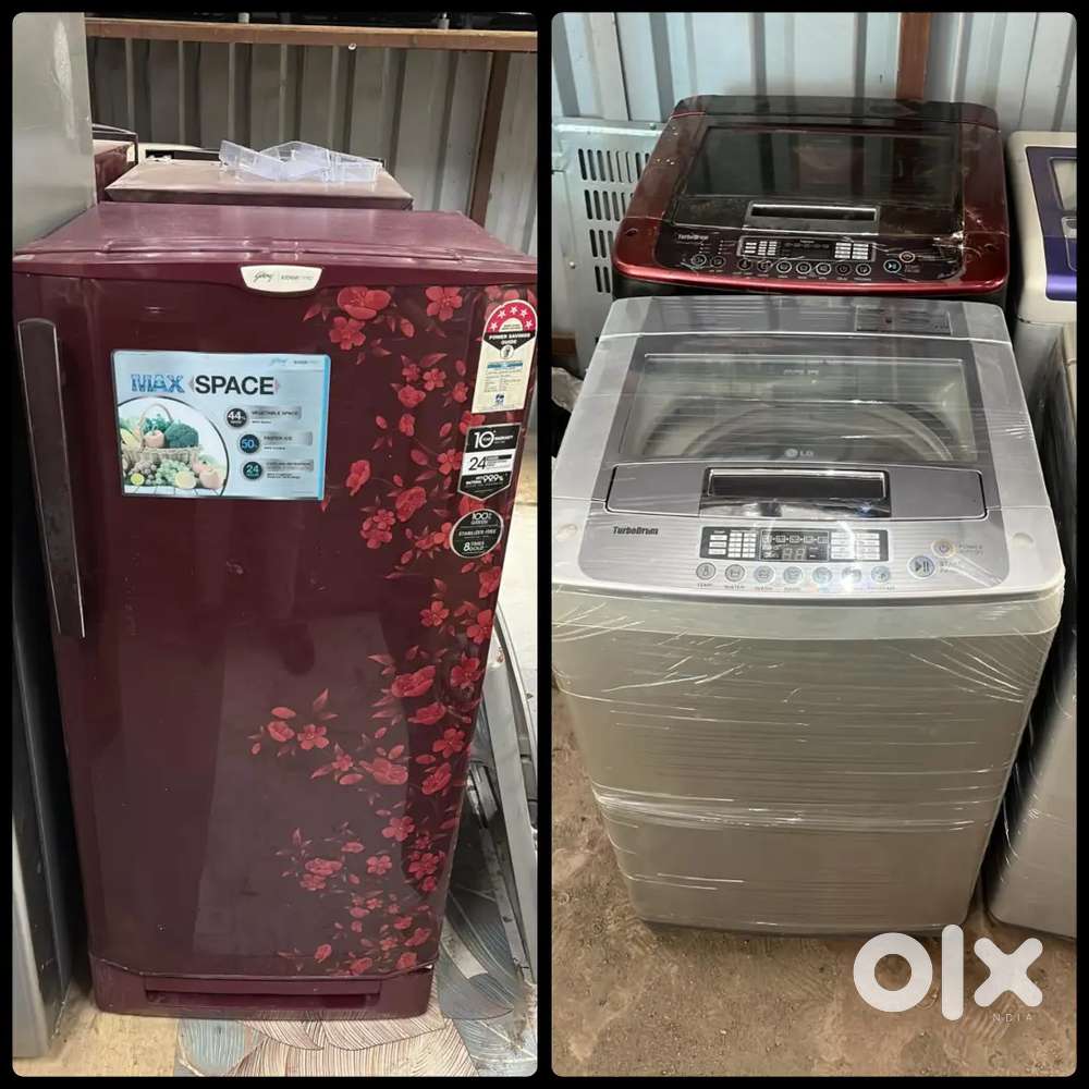 Washing Machine 6.5 kg on Rent also Fridge