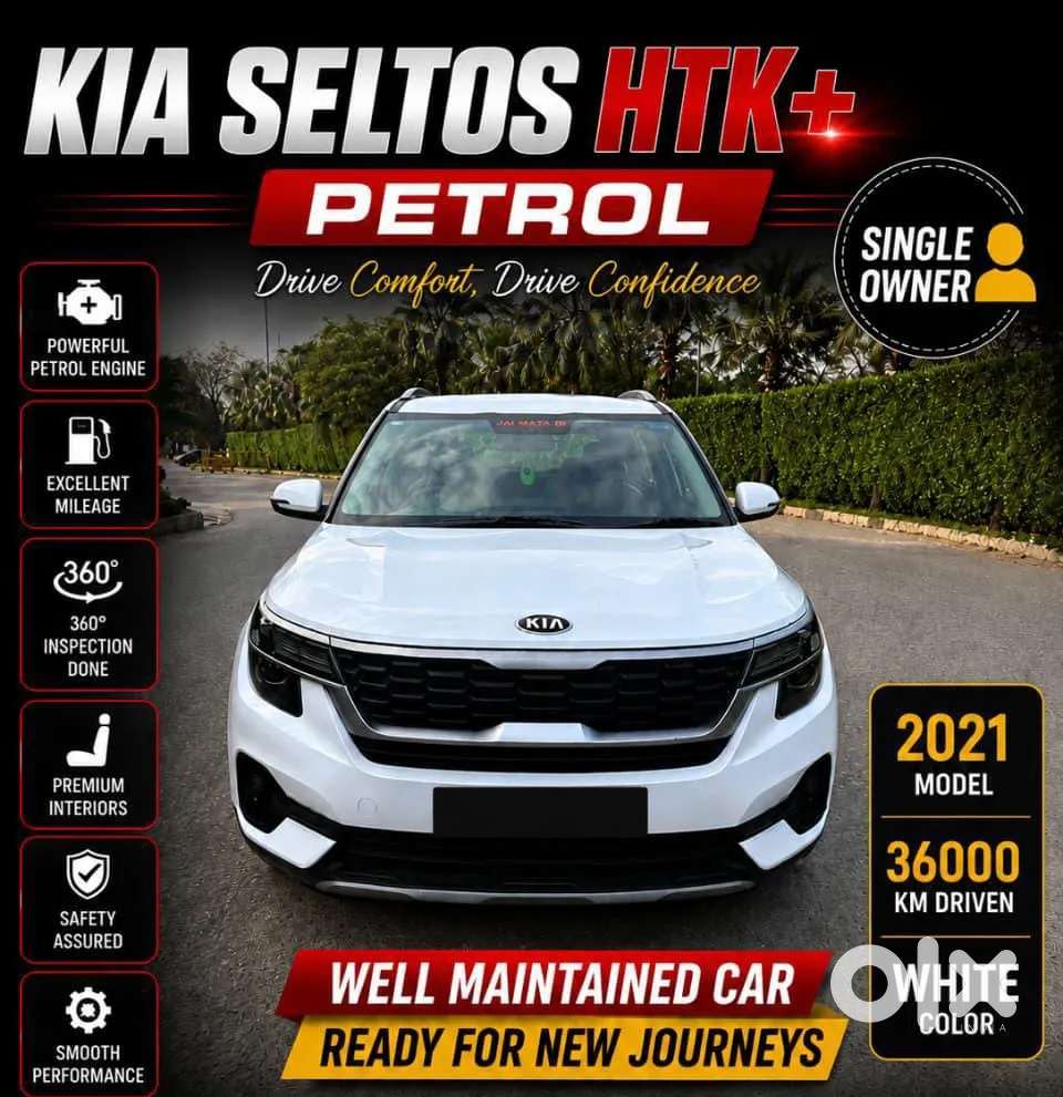 Kia Seltos Htk Plus G, 2021, Petrol