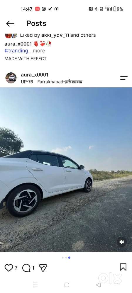 Itle:*
2024 Hyundai Aura Cng Commercial 1st Owner 58k Km