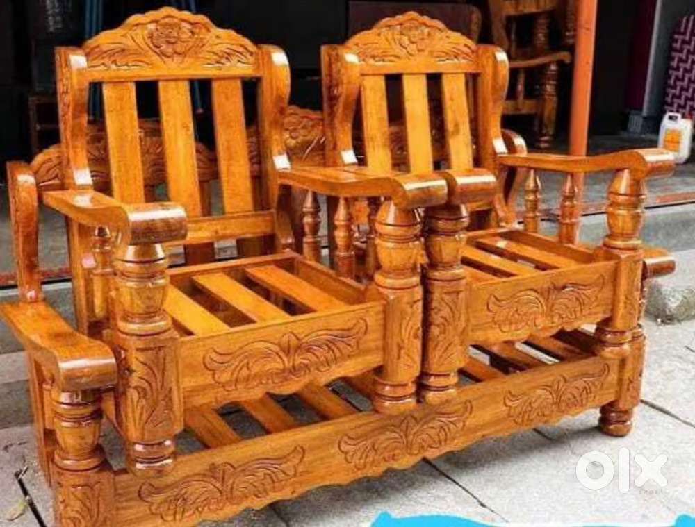 Sofa set 3+2 seater with cusion and cover