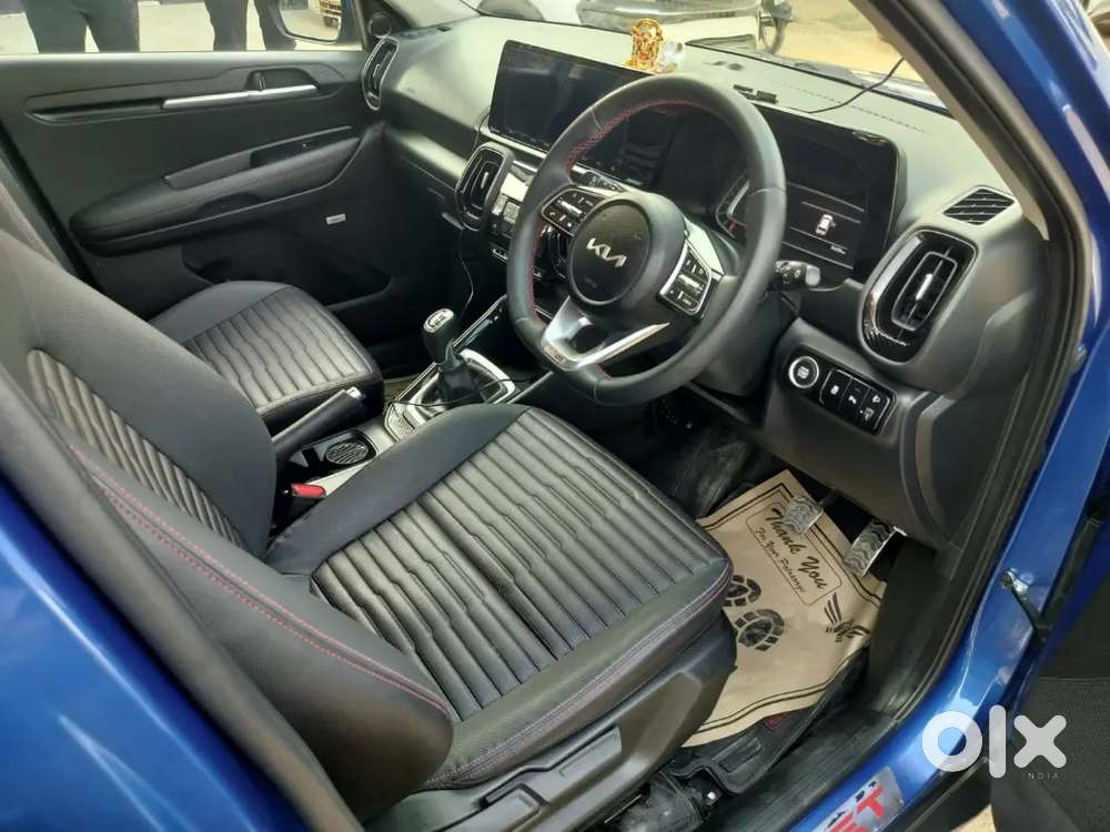 Kia Sonet Gtx Plus Imt Electric Blue Single Owner Well Maintained