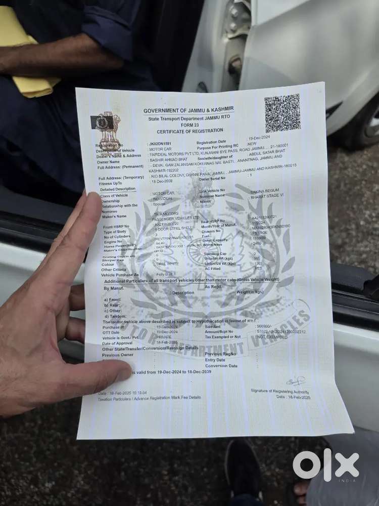 Tata Tiago Revotron  19 Dec 2024