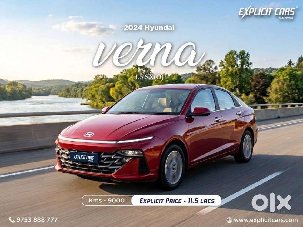 Hyundai Verna Sx Option, 2024, Petrol