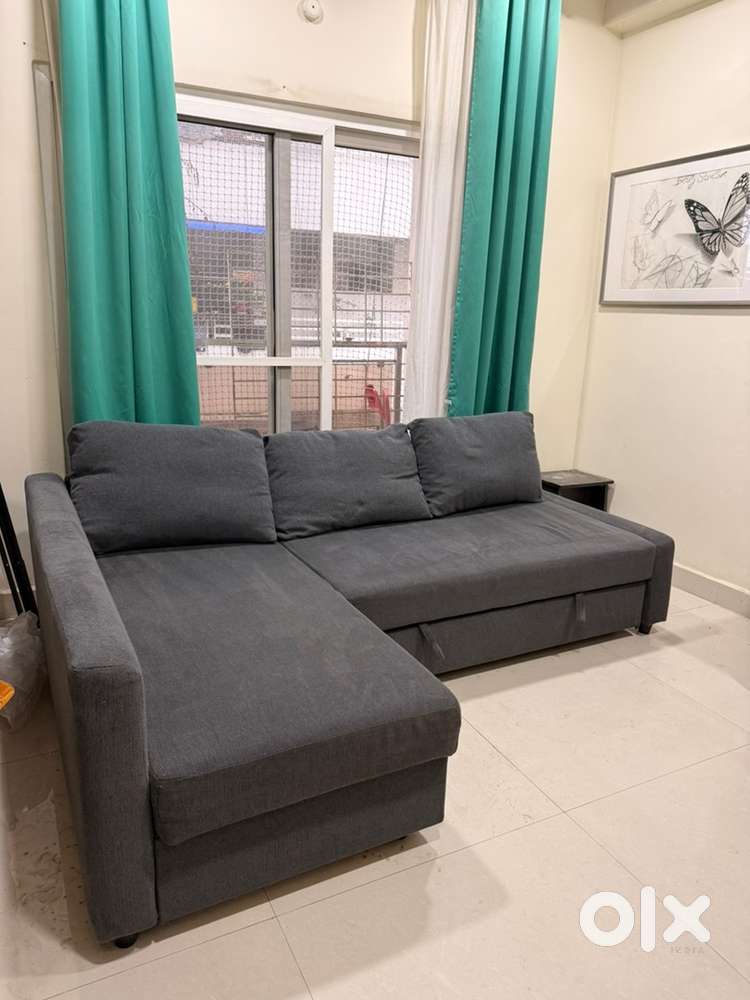 Ikea sofa-bed with storage dark Sofa Dining 1824868816