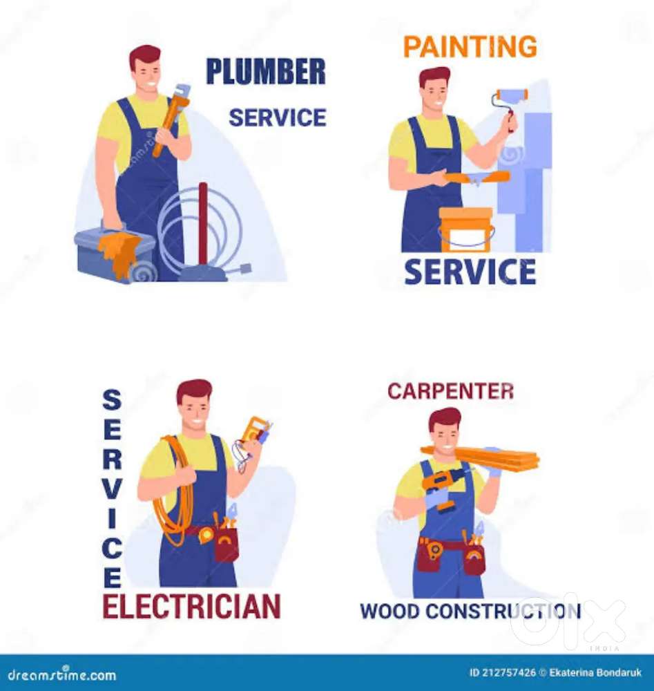 Electrician and plumber chahiye kisiko