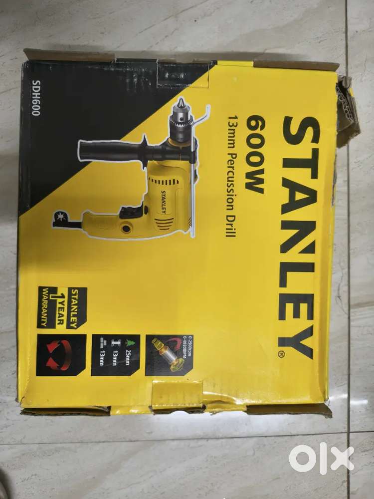 Drill Machine STANLEY 600W 13mm Percussion Hammer (Model: SDH600)