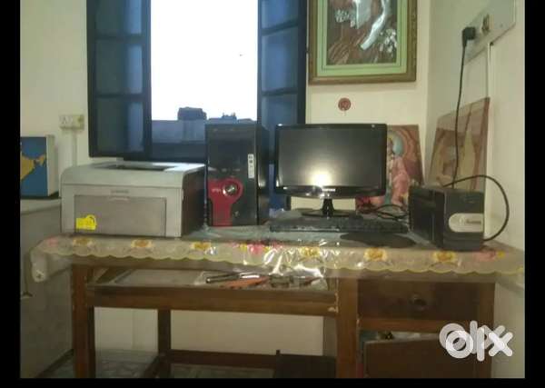 Samsung LED Computer with Monitor & Stabilizer – Working Condition