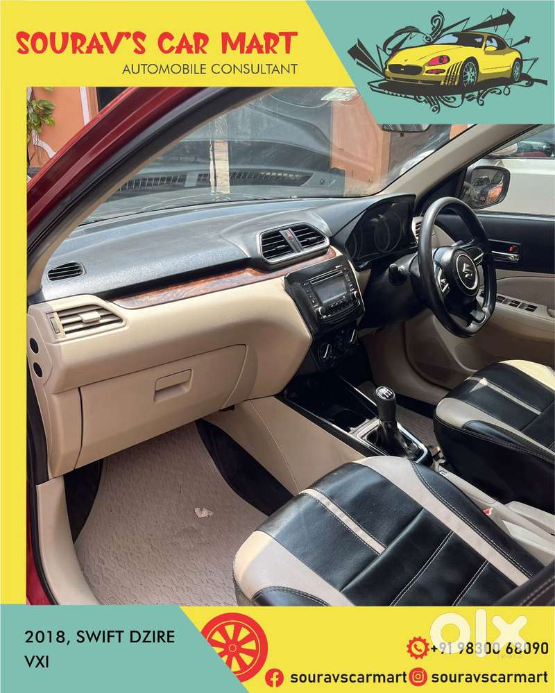 Maruti Suzuki Swift Dzire 1.2 Vxi Bsiv, 2018, Petrol