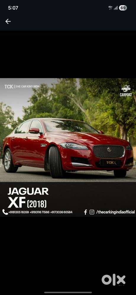 Jaguar Xf 2.0 Petrol Portfolio, 2018, Petrol