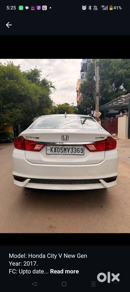 Honda City I Vtec V, 2017, Petrol