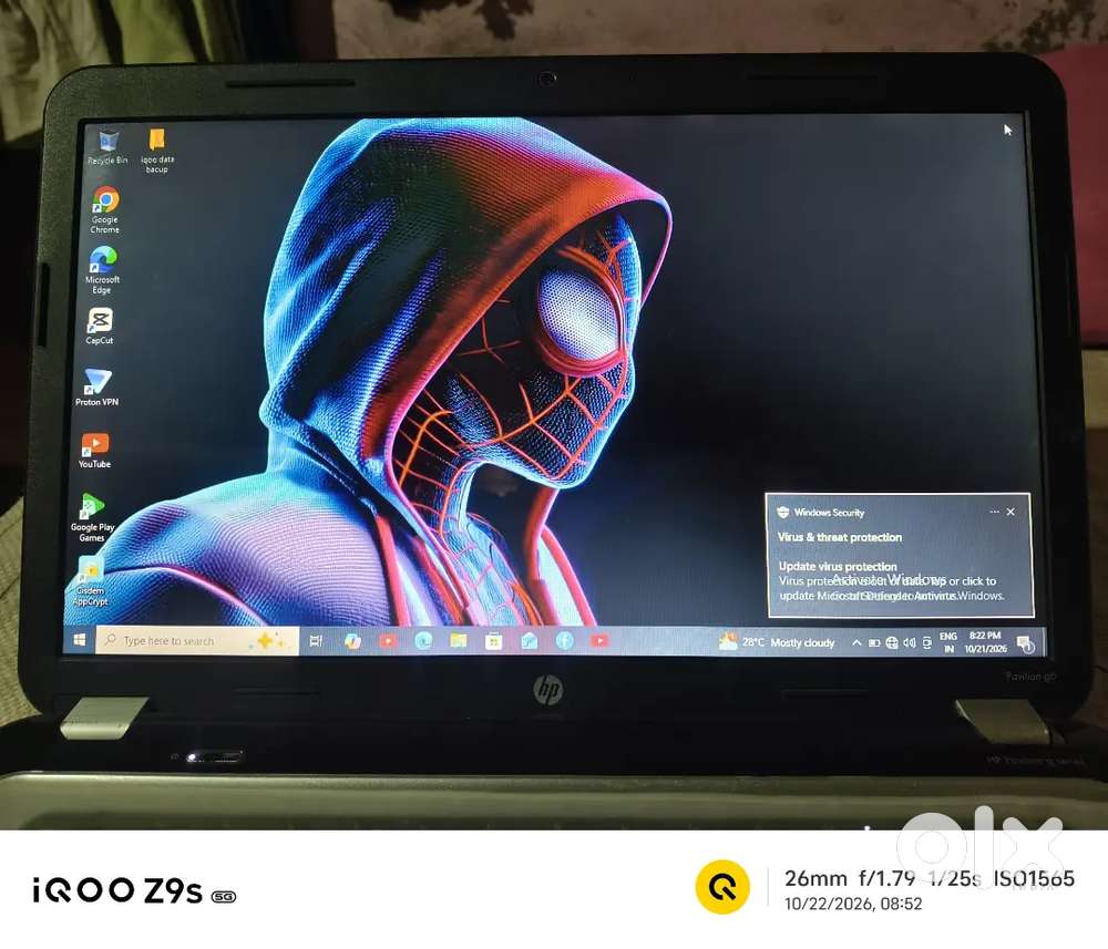 HP PAVILION G6 LAPTOP 4GB RAM 256GB SSD