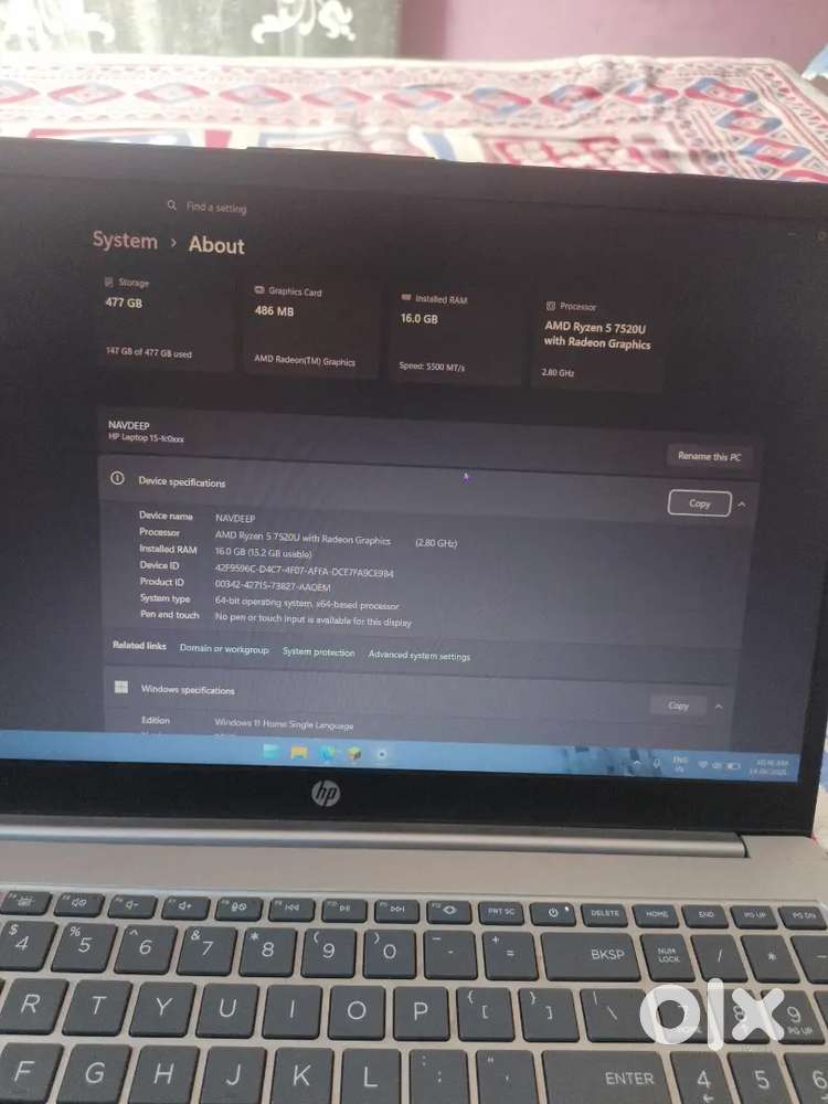 HP LAPTOP 15