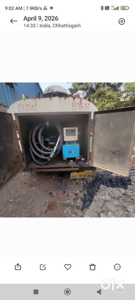 Mahindra Pickup Diesel Tanker  With Pump