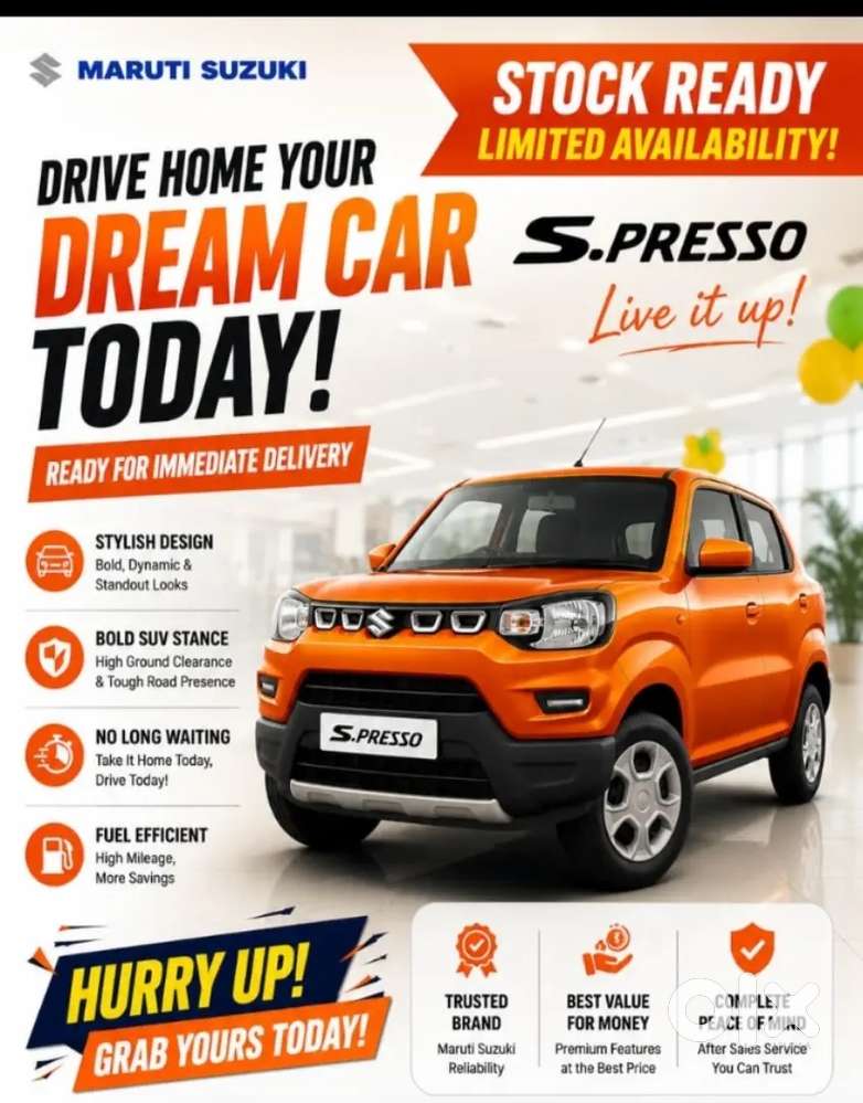 Maruti Suzuki S-presso 2026 Petrol 10 Km Driven