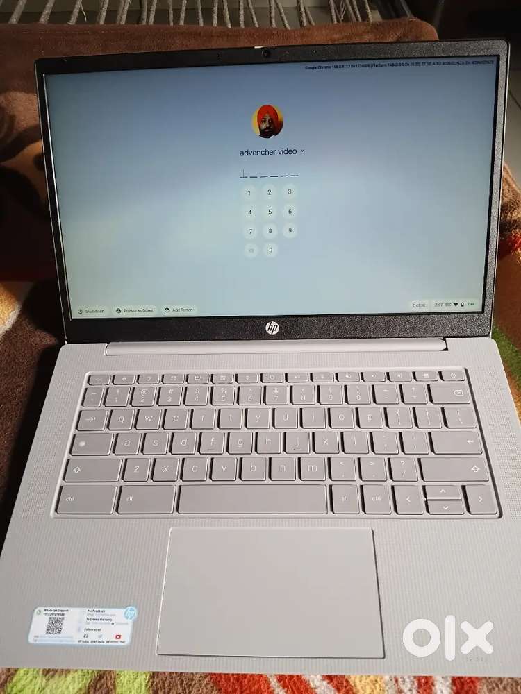 आपका लैपटॉप HP Chromebook 14a-nm0006MU (MediaTek Kompanio 540, 4GB RAM
