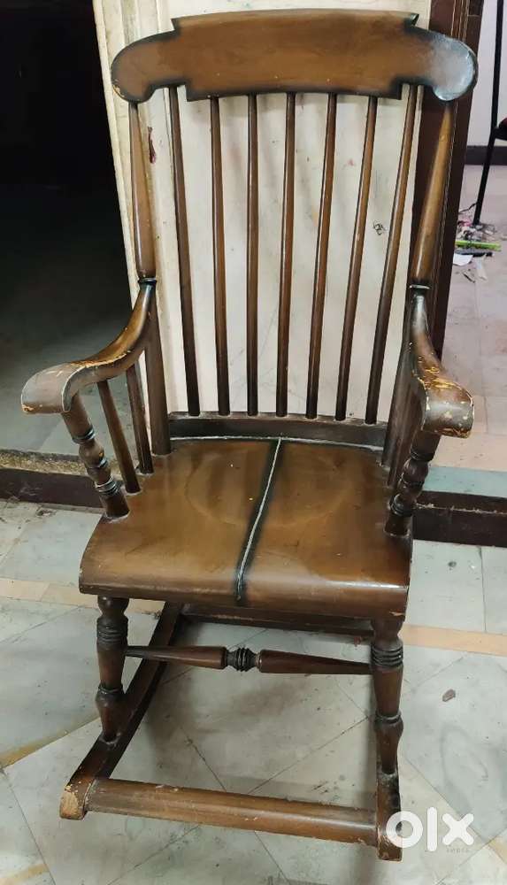 ROCKING TEAK WOOD CHAIR Other Household Items 1749209104