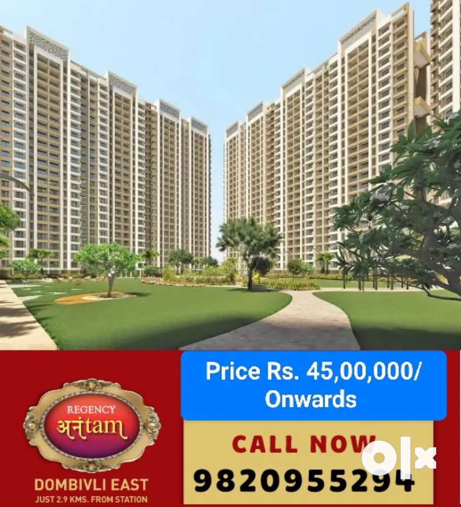 Regency Anantam, 1 BHK,2 Bhk Luxury Flat for Sell, Dombivali East - For ...