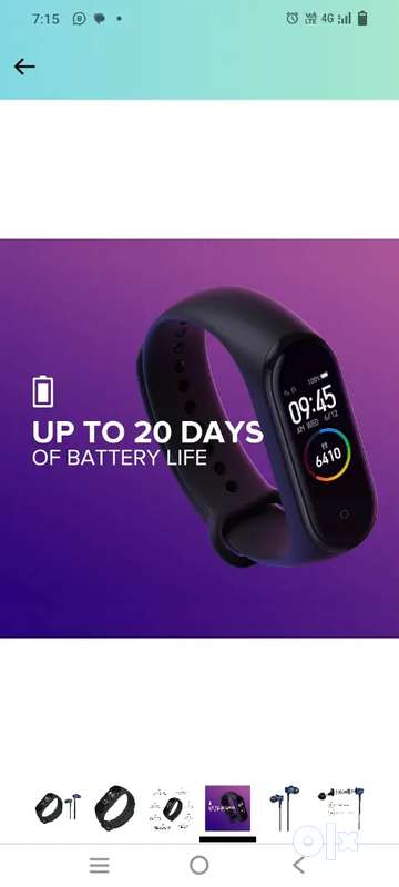 Battery mi band 4 sale