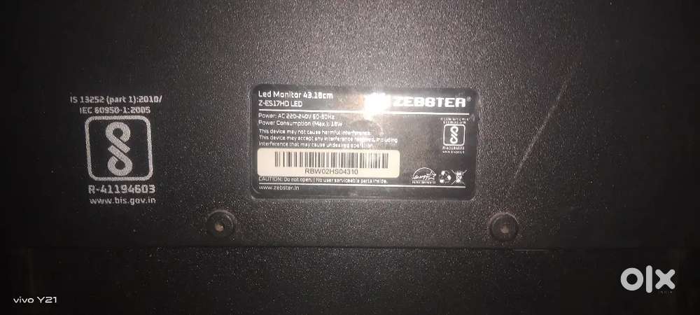 Zebester monitor large screen with best condition and affordable price