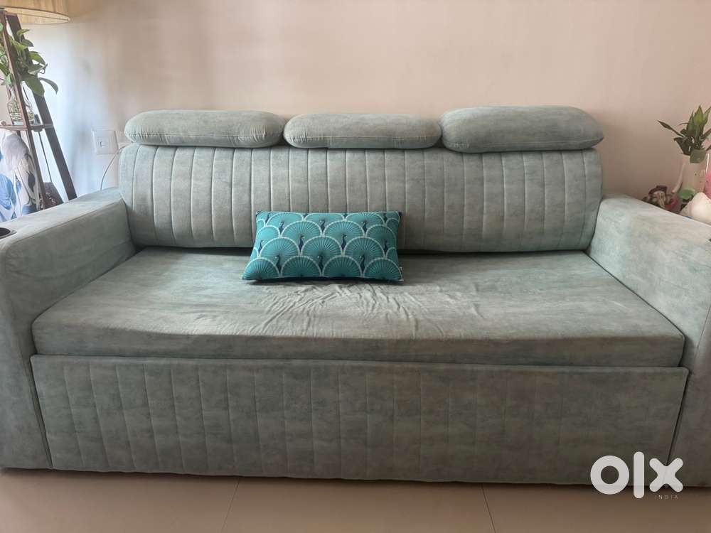 Three seater sofa cum bed