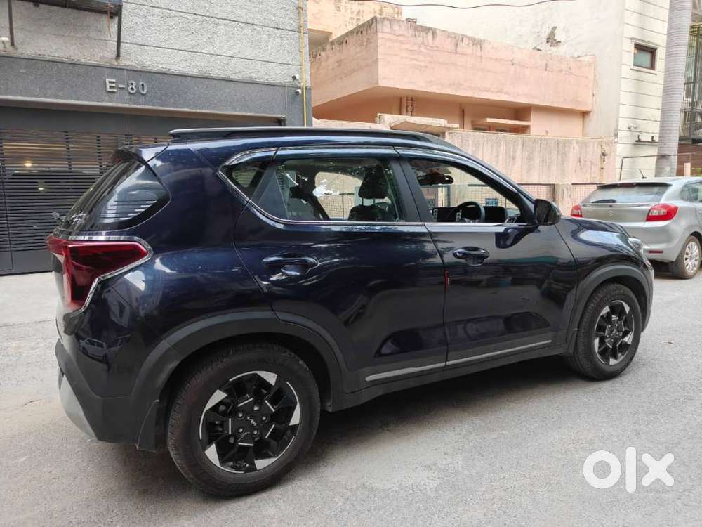Kia Sonet Imperial Blue Color Htx 7dct