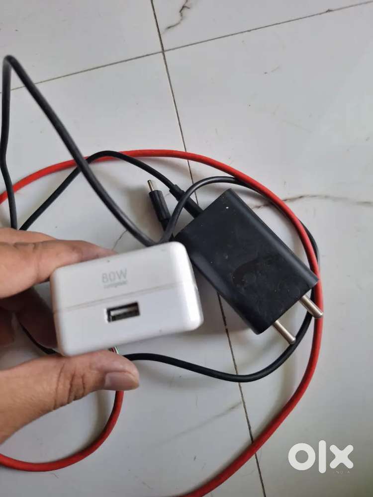Oneplus 80w and Motorola 68w turbo fast charger original full working