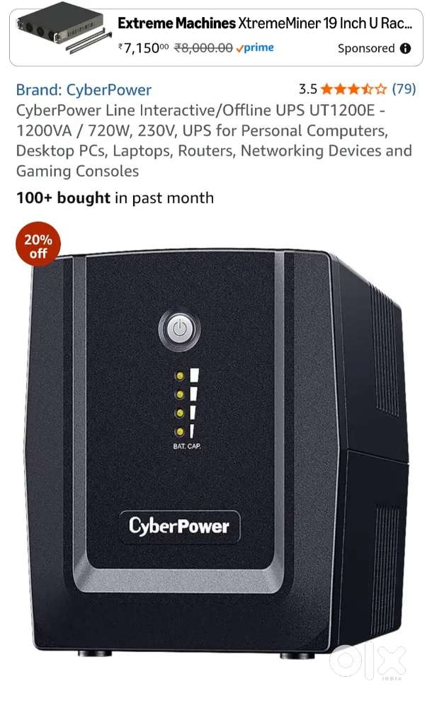 Cyber Power Line Interactive UPS