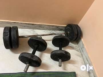 Second hand dumbbell sets best sale for sale