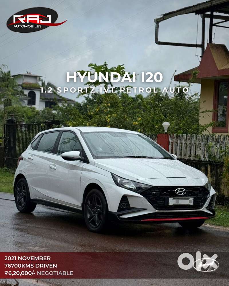 Hyundai I20 Sportz 1.2 Ivt, 2021, Petrol