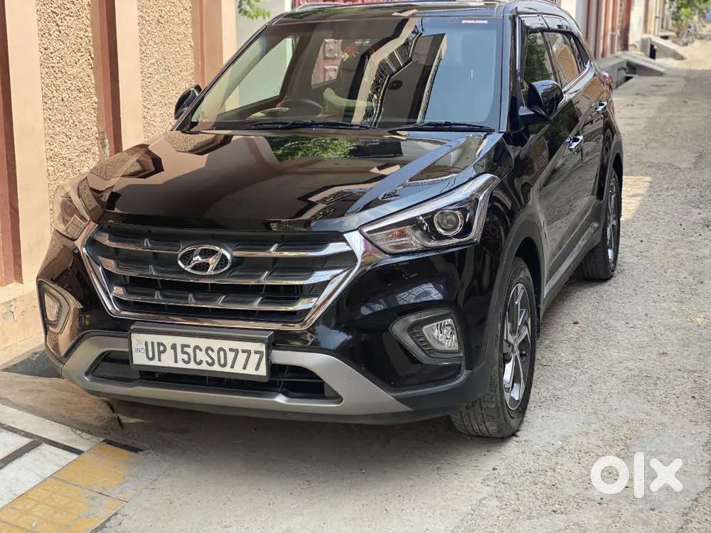 Hyundai Creta Diesel 2018 Black Colour Vip No. September Registration