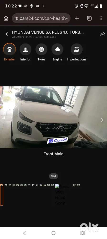 Hyundai Venue Sx Plus 2019