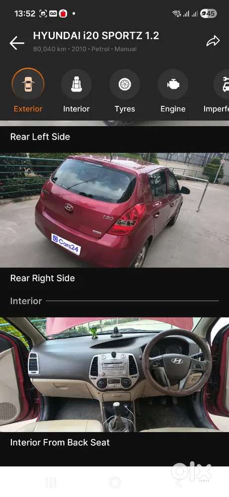 Hyundai I20 1.2 Spotz 2010 Petrol Manual
