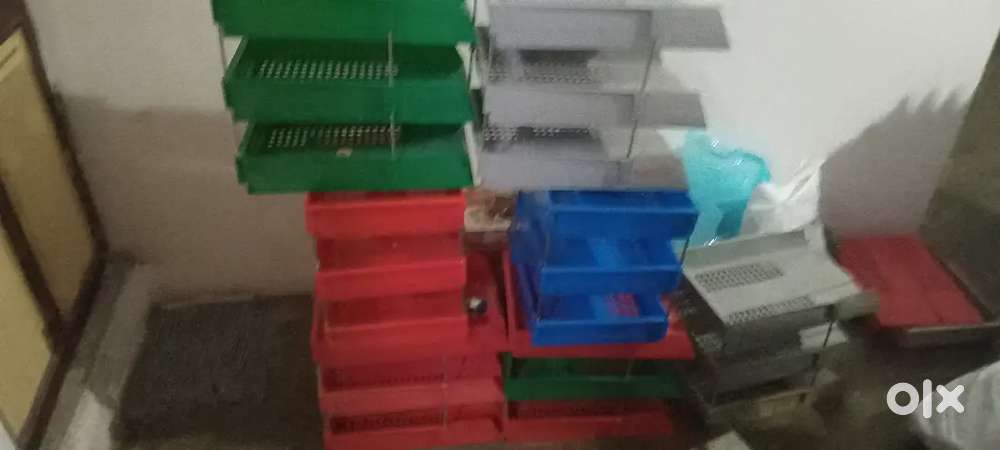 New unused tray boxes