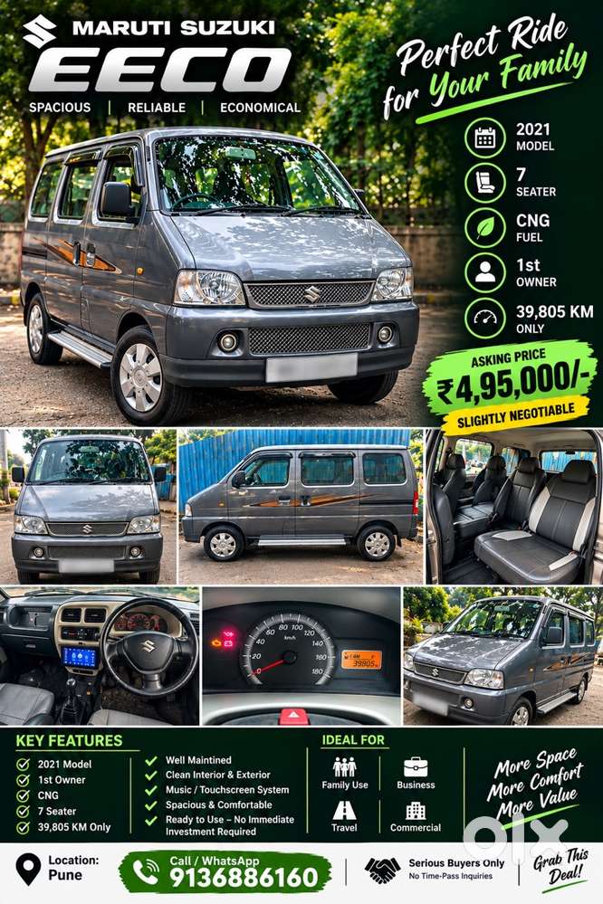 Maruti Suzuki Eeco 2021 39805 Km Driven