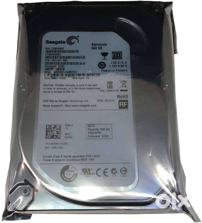 500GB Desktop Hard Disk in working condition.