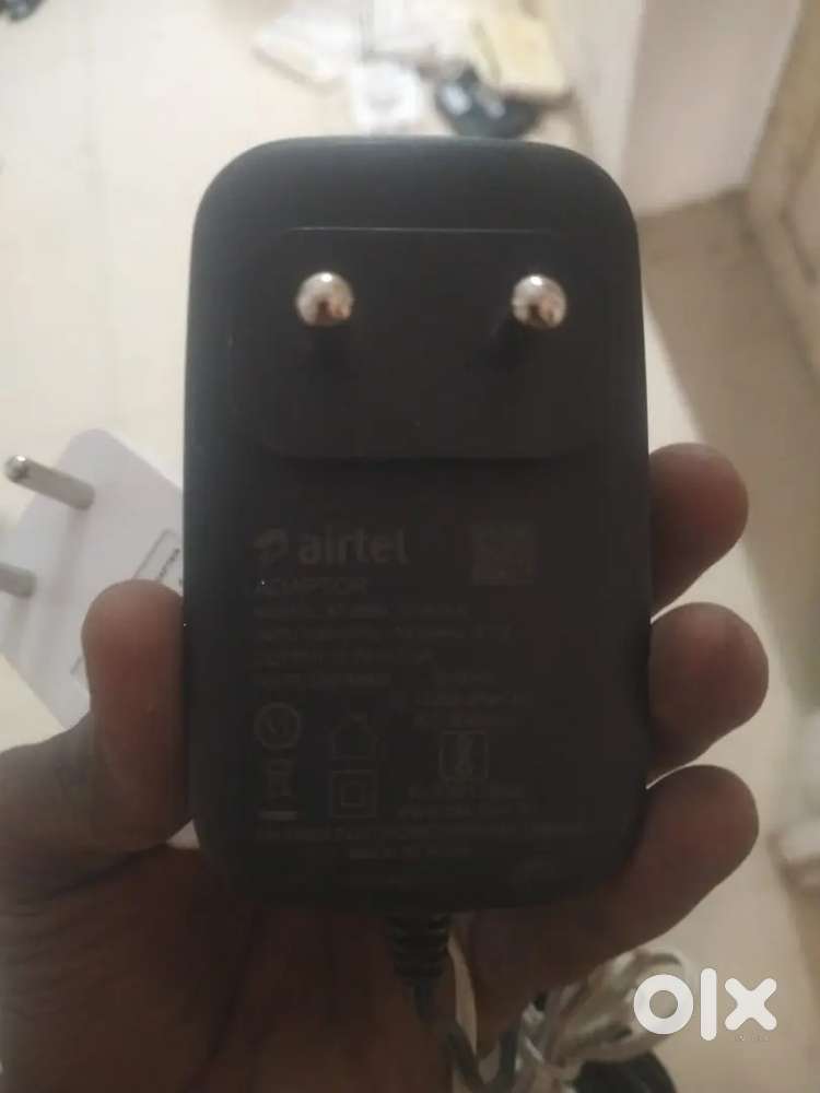 DC power adapter with a barrel connector. In bulk order