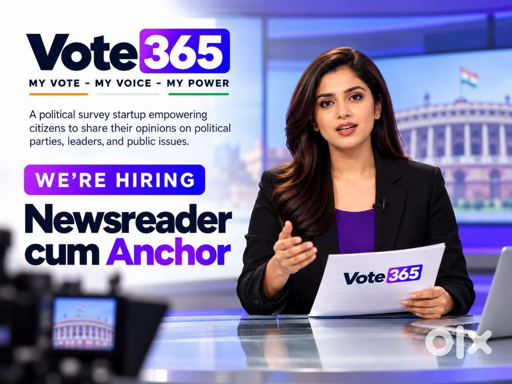 Anchor cum news reader/reporter