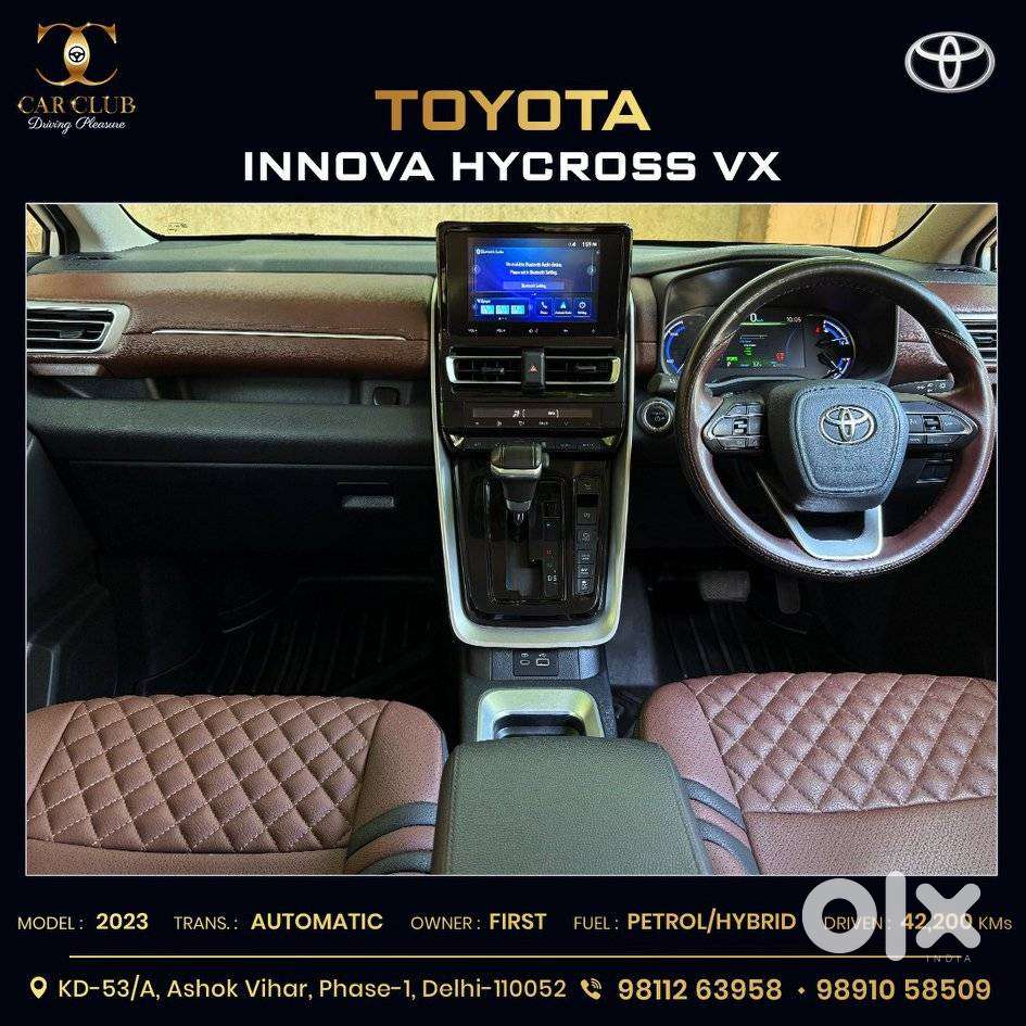 Toyota Innova Hycross 2.0 Vx Hybrid 7 Str, 2023, Petrol