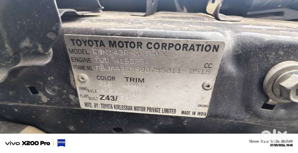 Toyota Innova Crysta 2.8z Automatic, 2018, Diesel