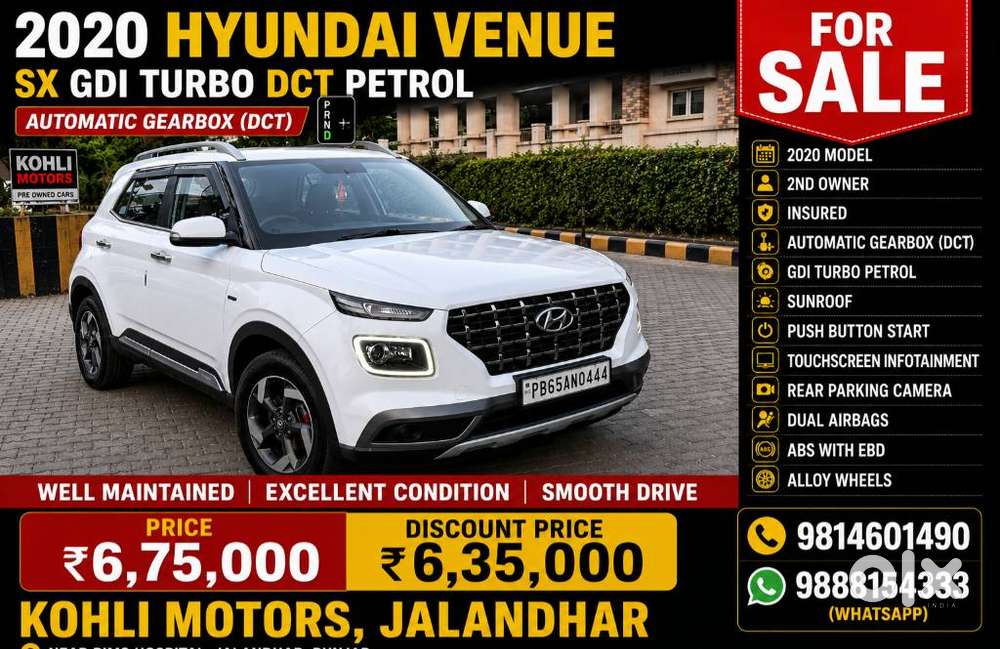 Hyundai Venue 1.0 Turbo Gdi Sx+ At, 2020, Petrol