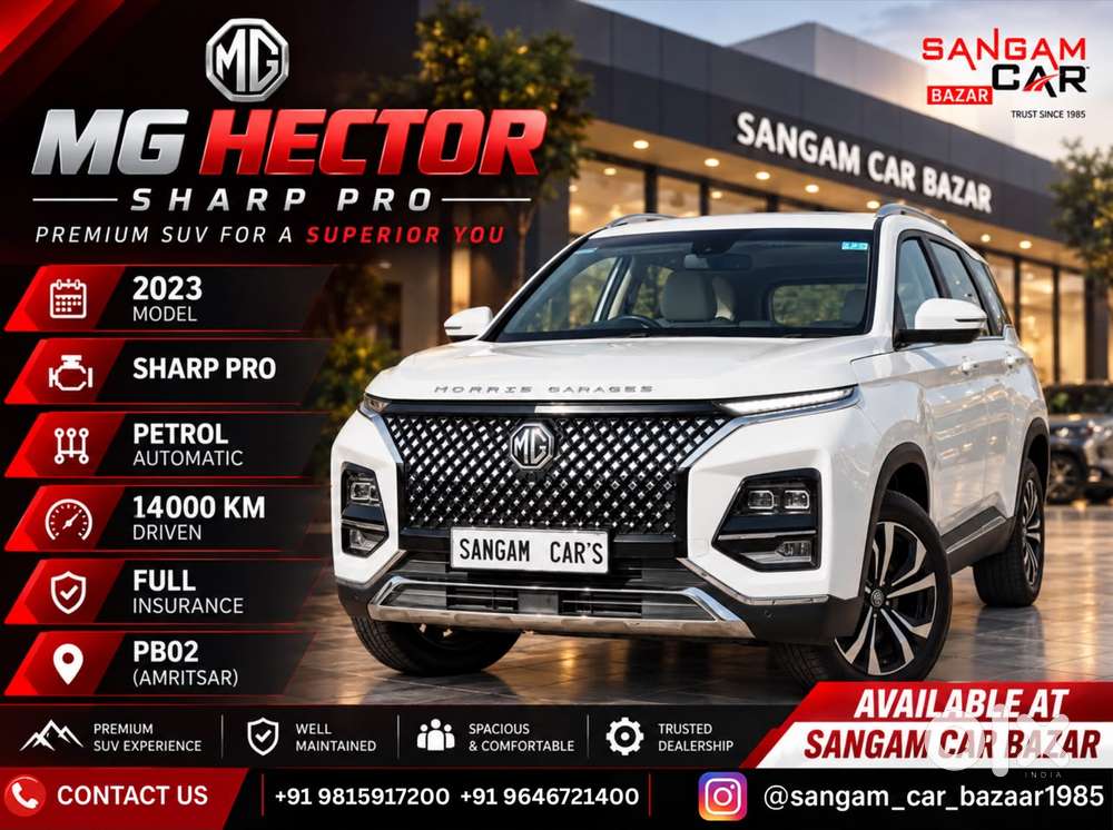 Mg Hector Sharp Pro 1.5 Turbo Cvt, 2023, Petrol