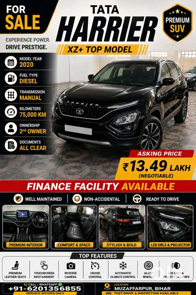 Tata Harrier 2.0 Kryotec 2020 Diesel Car