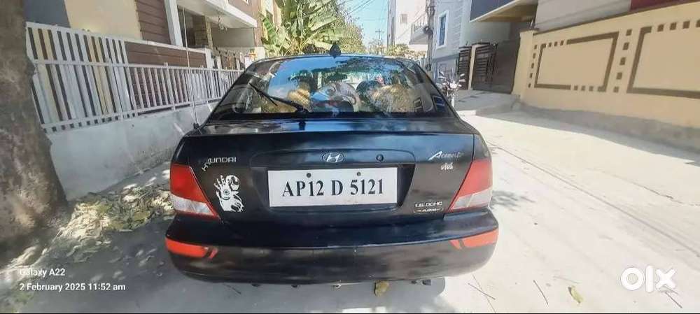 Hyundai Accent Vivo 2003 Black Less Driven