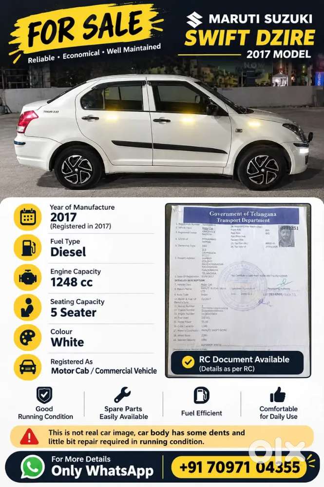 2017 Maruti Suzuki Dzire Ldi