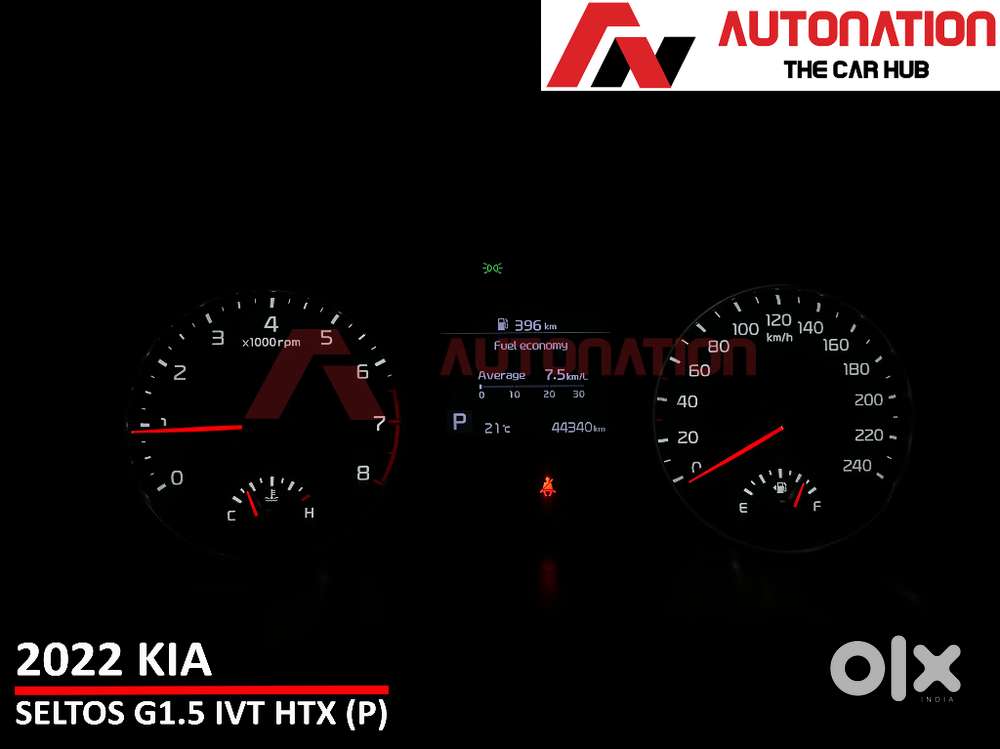 Kia Seltos Htx Ivt G, 2022, Petrol