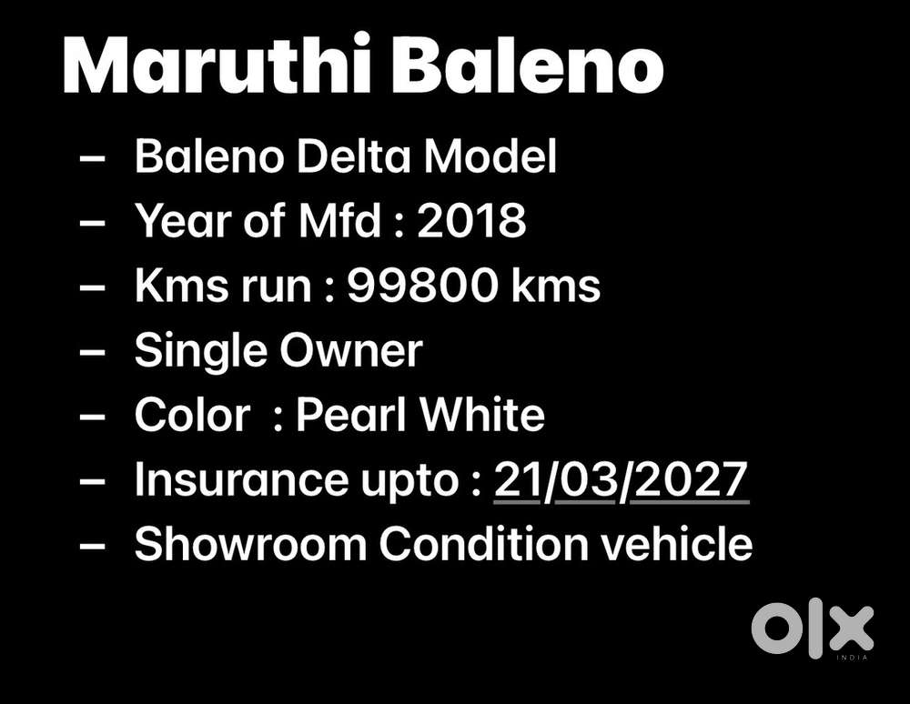 Maruti Suzuki Baleno 2018
