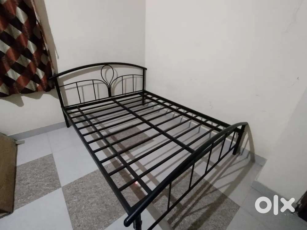 Urgent Moving out Sell - Iron Double bed foldable - Beds 
