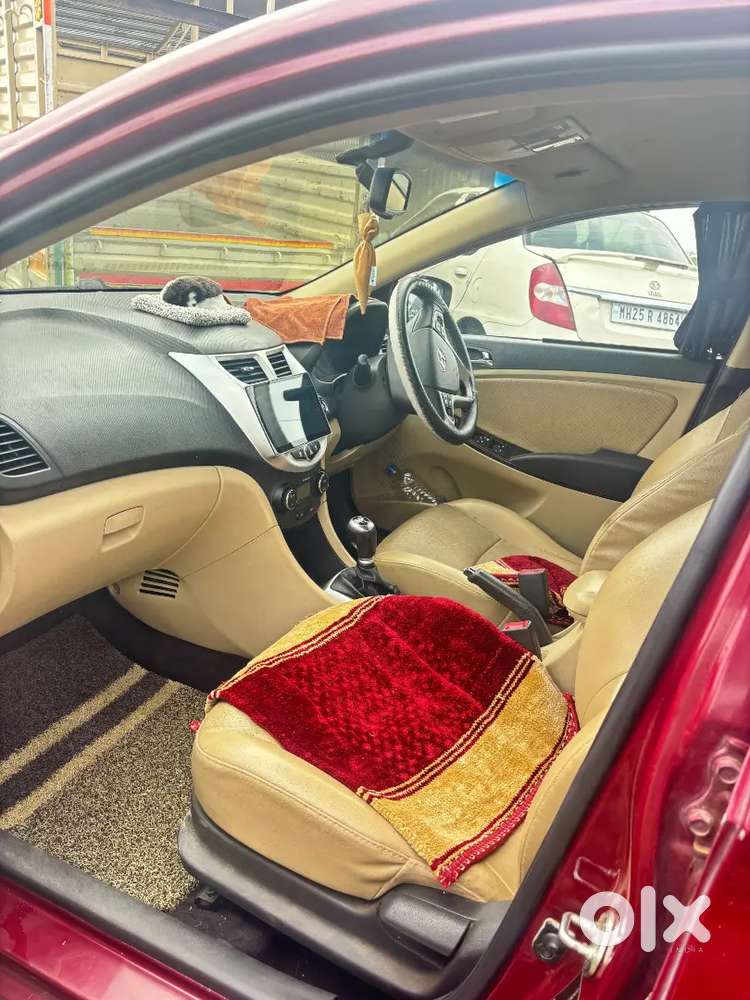 Verna For Sell, Good Condition, Cherry Red Colour,good Interior Screen
