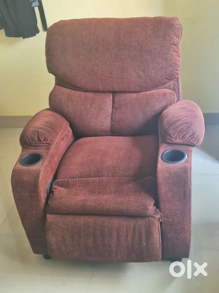 Recliner Sofa Chair with Cup Holders